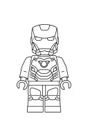 Iron Man kleurplaat 9